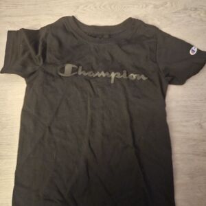 Champion Black Kids T-Shirt